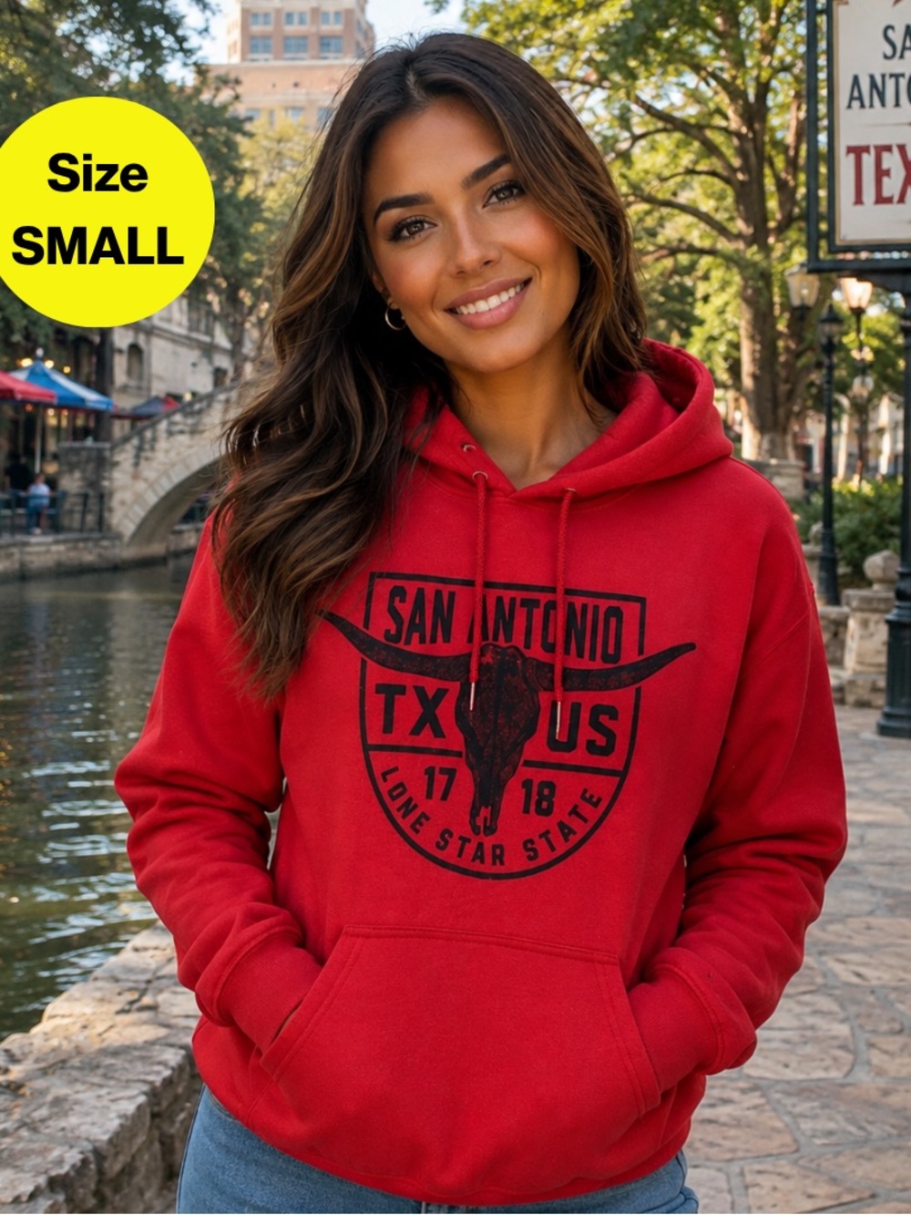 2/for $20 🪩 San Antonio Texas Longhorn Graphic Hoodie (Women’s Small)